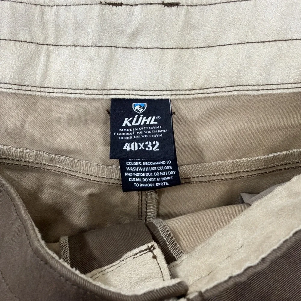 Kuhl RYDR Pants Men's 40X32 Brown Everyday Casual Outdoor Stretch Work Jeans